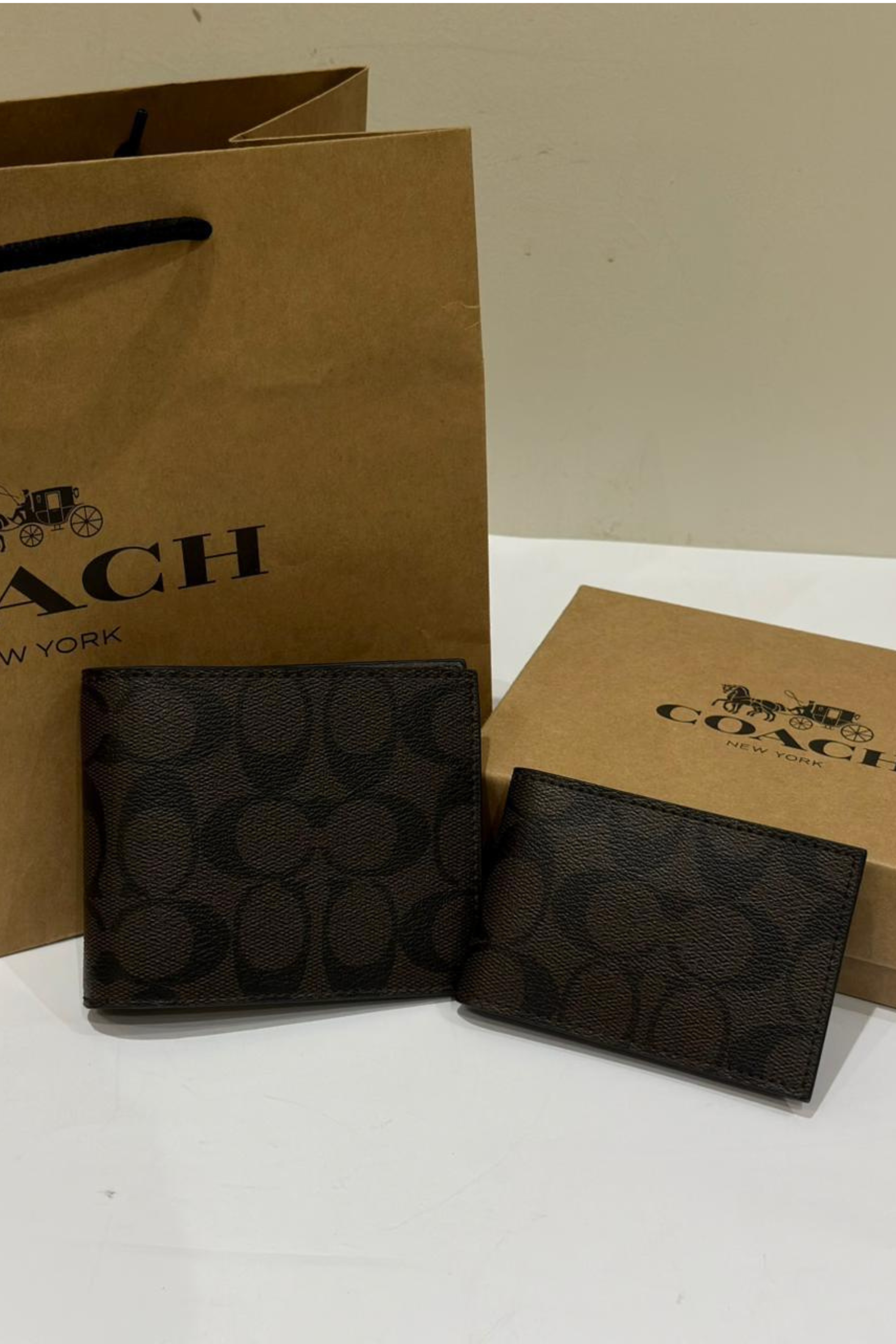 Coach Men's Wallet & Cardholder Set 788