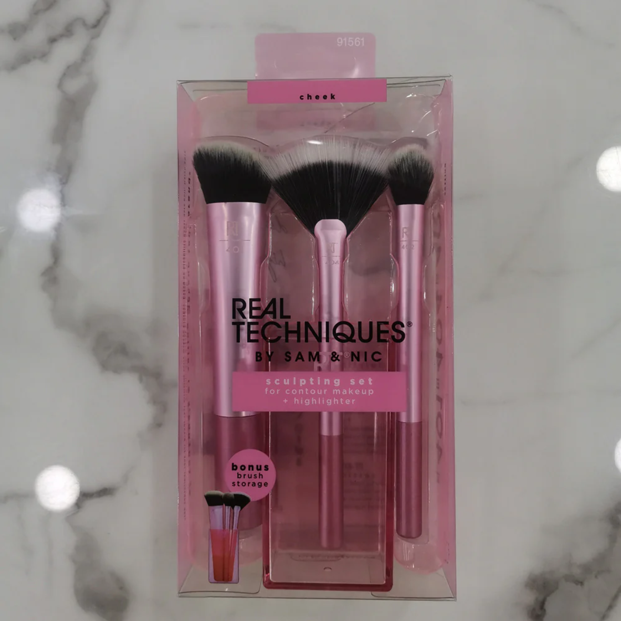 Real Techniques Sculpting Brush Set with holder