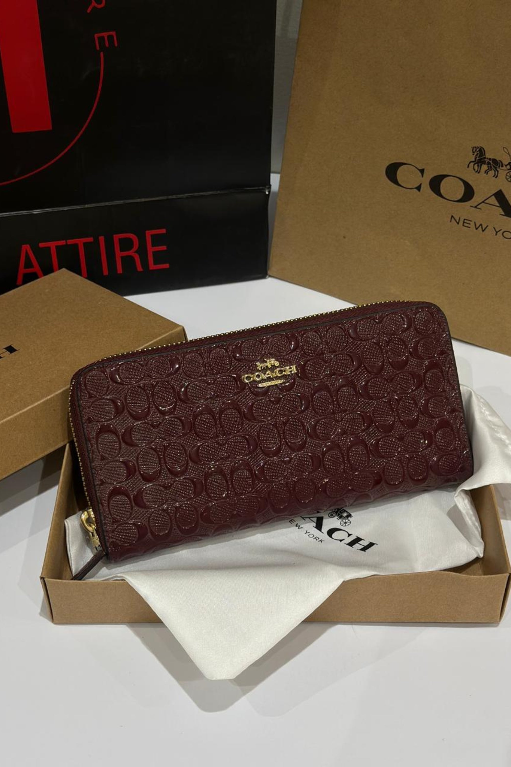 Coach long wristlet zip Wallet 359