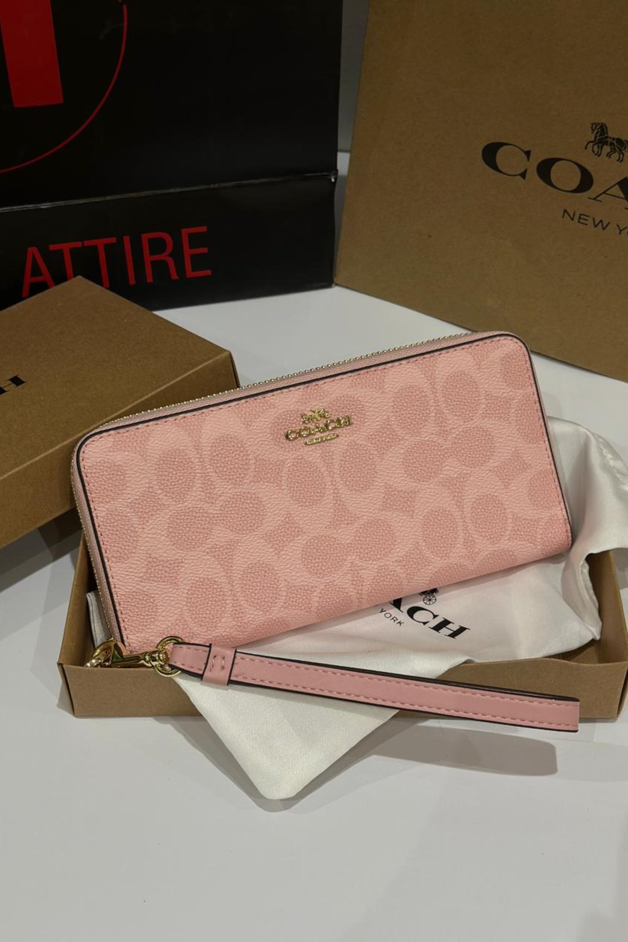 Coach long wristlet zip Wallet 362