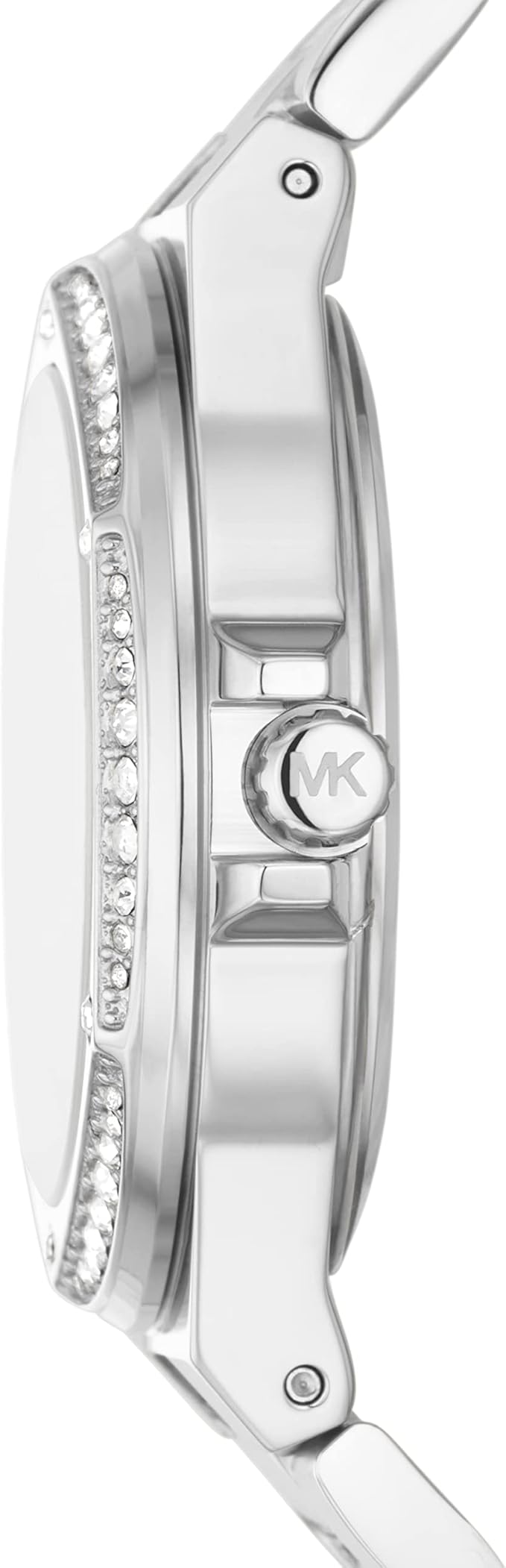 Michael Kors Watches Women's Lennox Quartz Watch with Stainless Steel Strap, Silver, 20 (Model: MK7234)