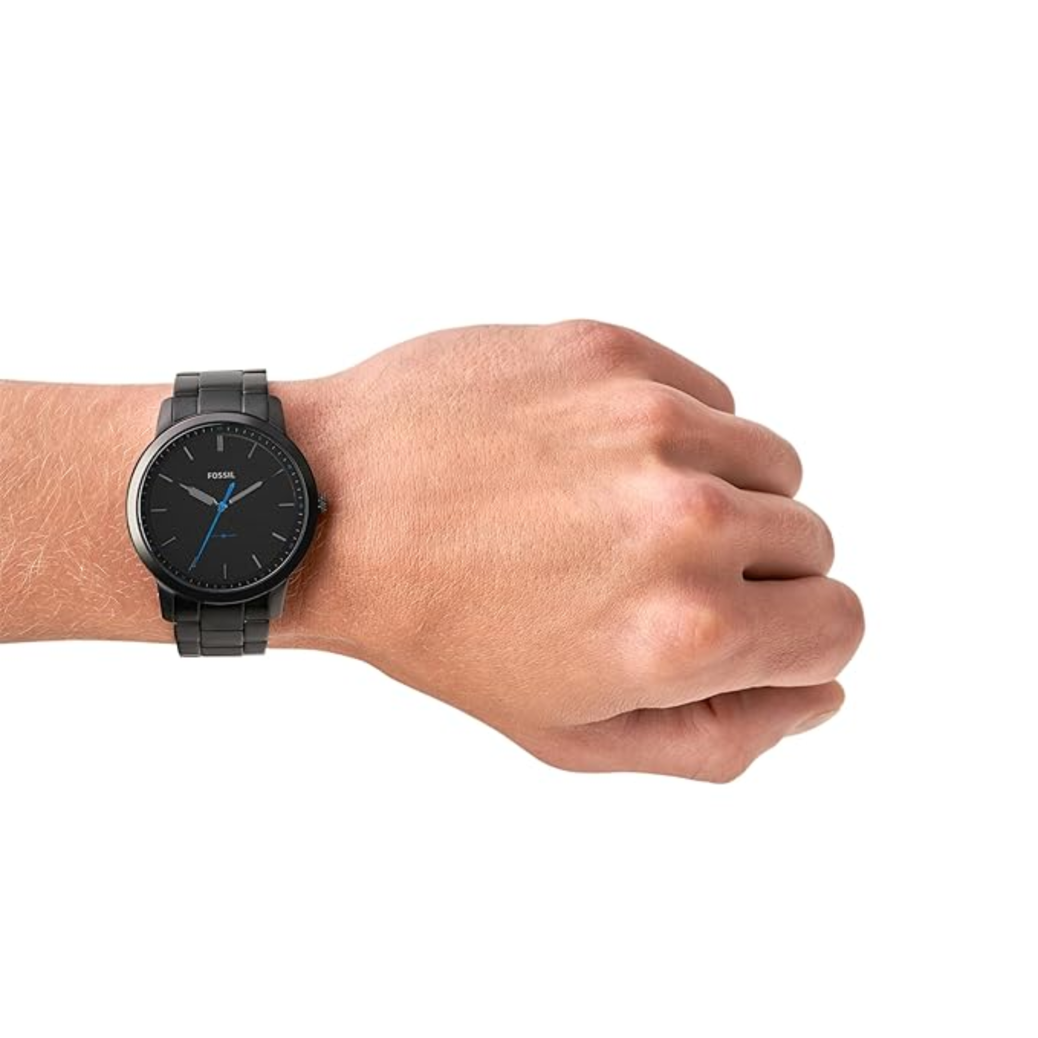 Fossil The Minimalist Black stainless steel Watch Men's Watch FS5308