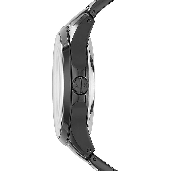 Armani Exchange Analog Black Dial Men's Stainless Steel Watch-Ax2192, Band Color:Black