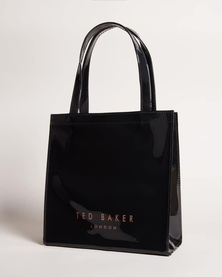 SMALL BLACK TED BAKER ICON TOTE BAG