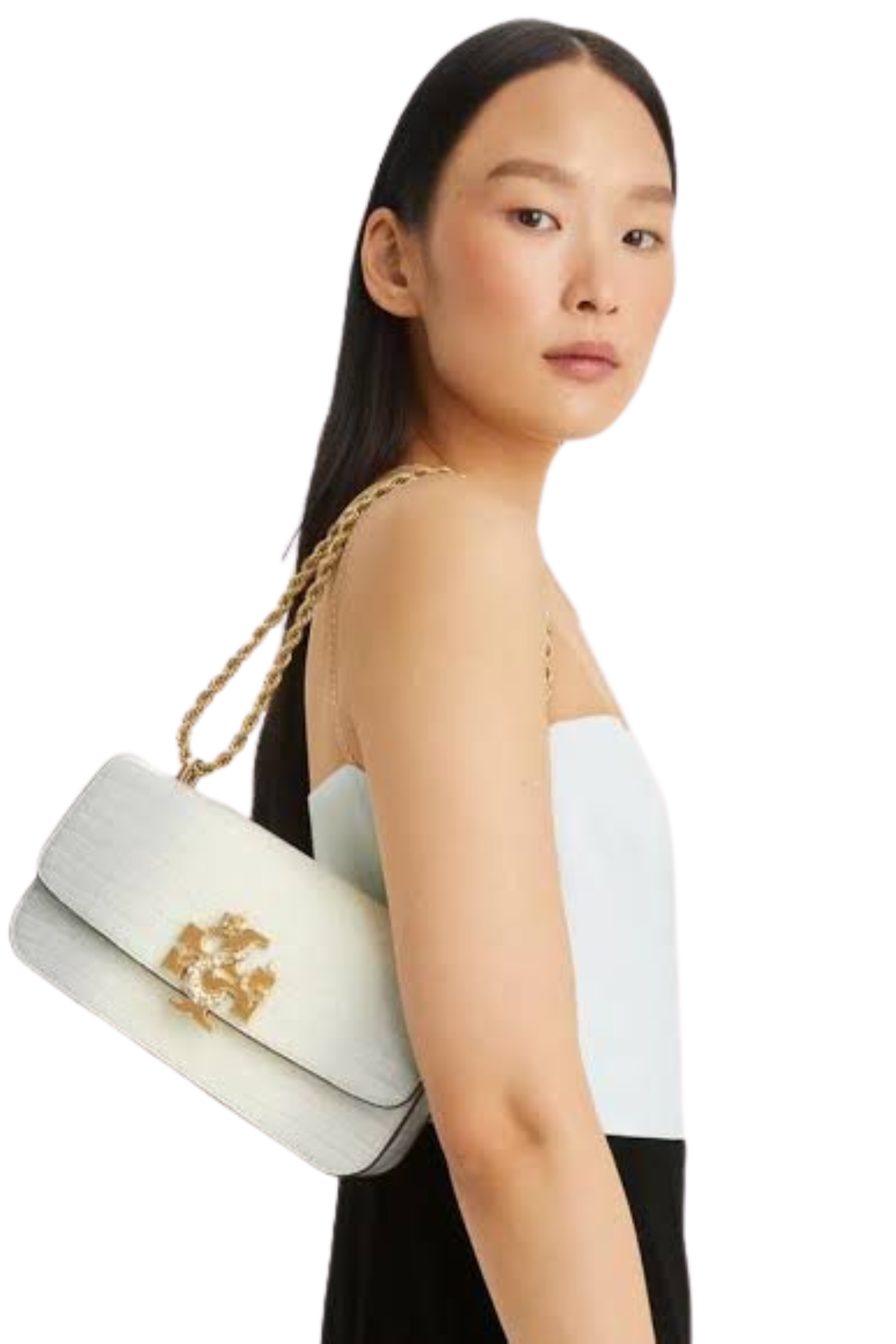 Tory burch Perry croc Shoulder Bag 821