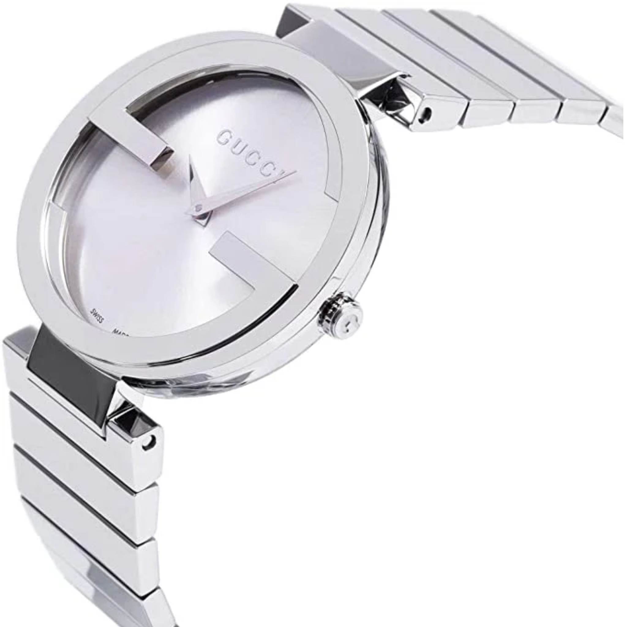 Gucci Women's Silver Dial Stainless Steel Band Watch [YA133308]