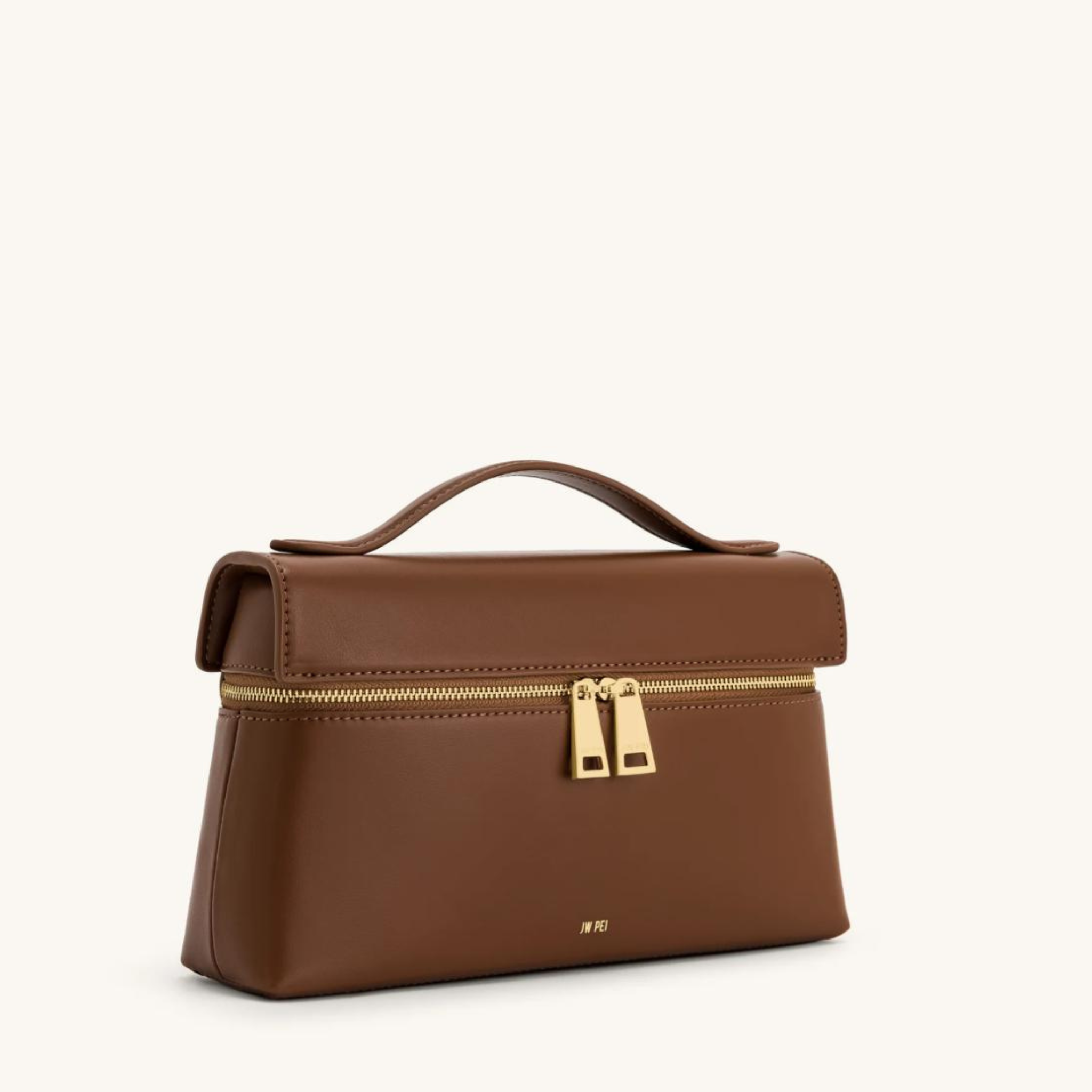Thea Top Handle Bag (Brown)