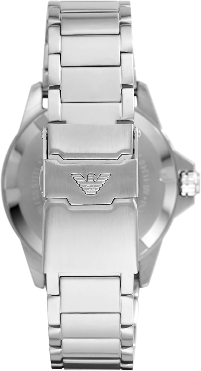 Emporio Armani Men's Three-Hand Date Stainless Steel Watch (Model: AR11338)