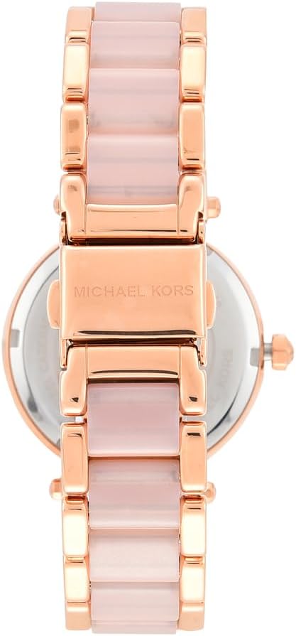 Michael Kors Parker Women's Watch, Stainless Steel and Pavé Crystal Watch for Women with Steel, Leather, or Silicone Band  MK 6110