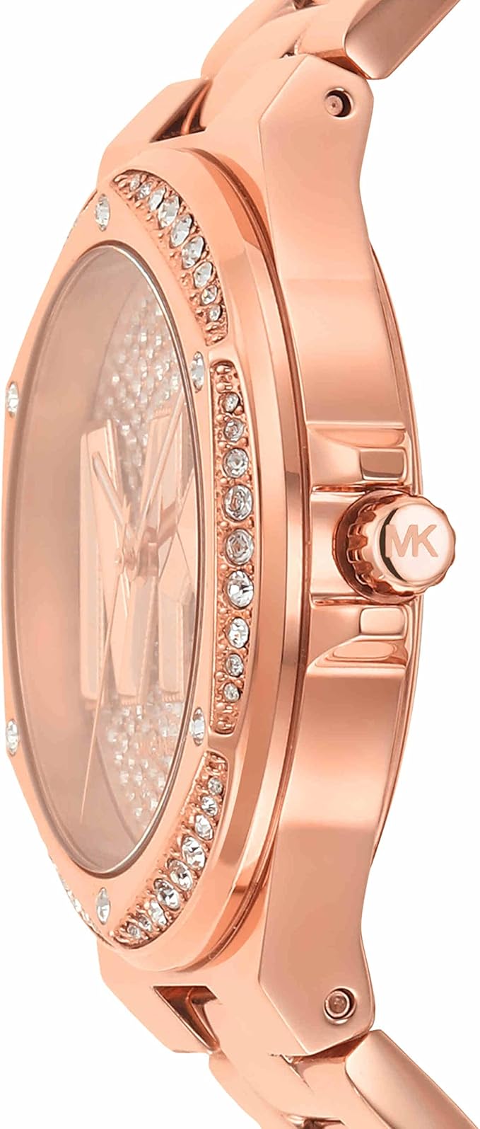 Michael Kors Watches Women's Lennox Quartz Watch with Stainless Steel Strap, Rose Gold, 20 (Model: MK7230)