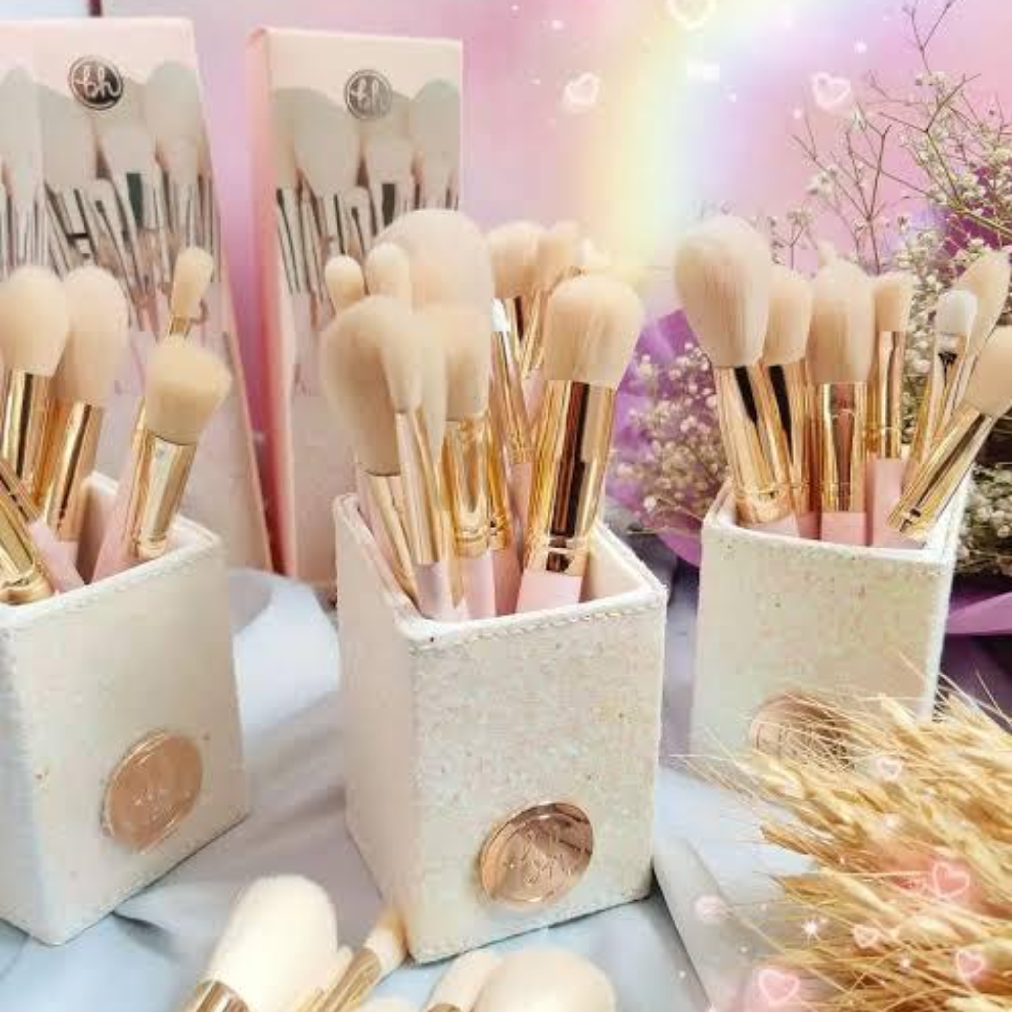 BH Cosmetics Fairy Lights 11-Piece Brush Set with Holder