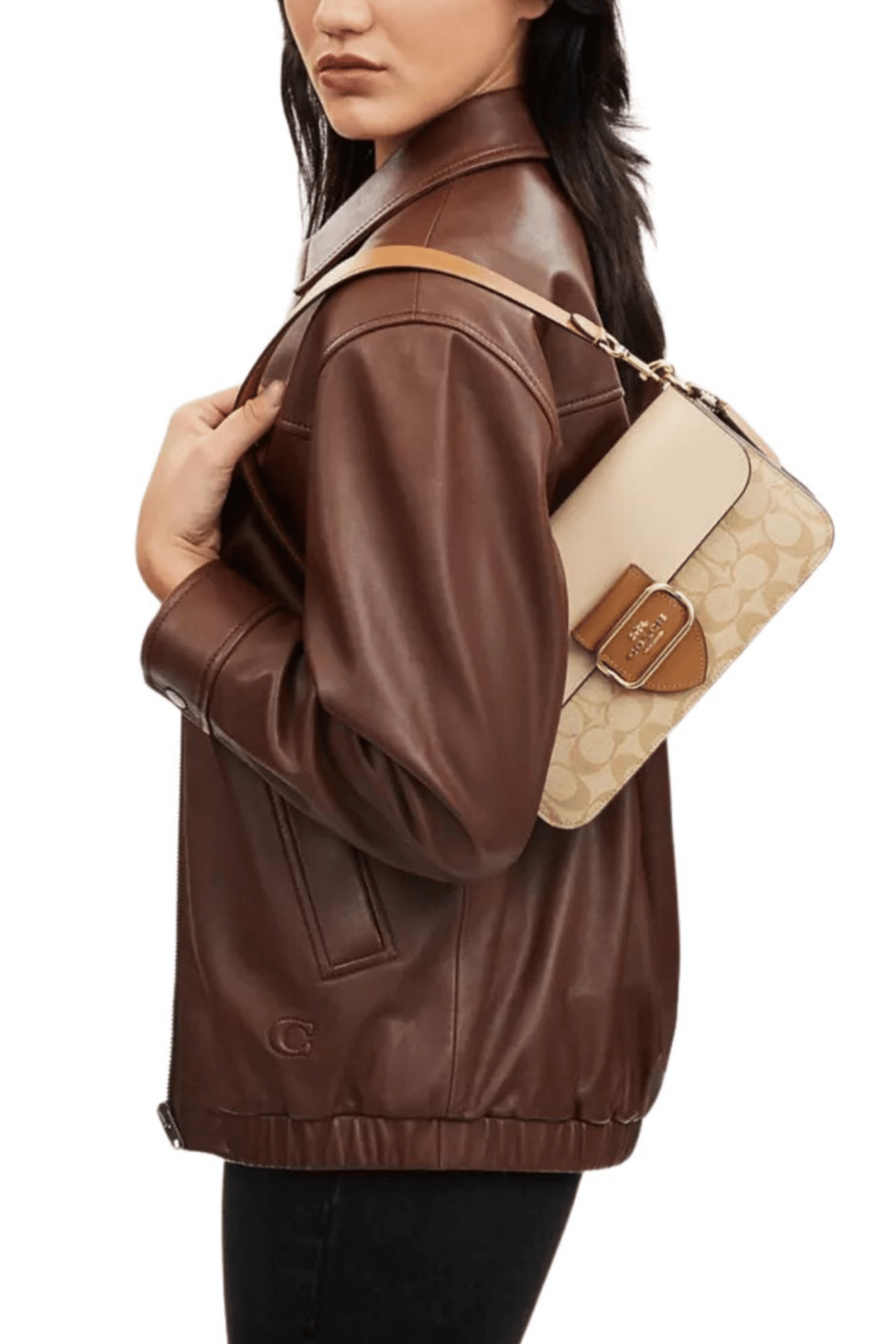 Coach morgan shoulder bag 756