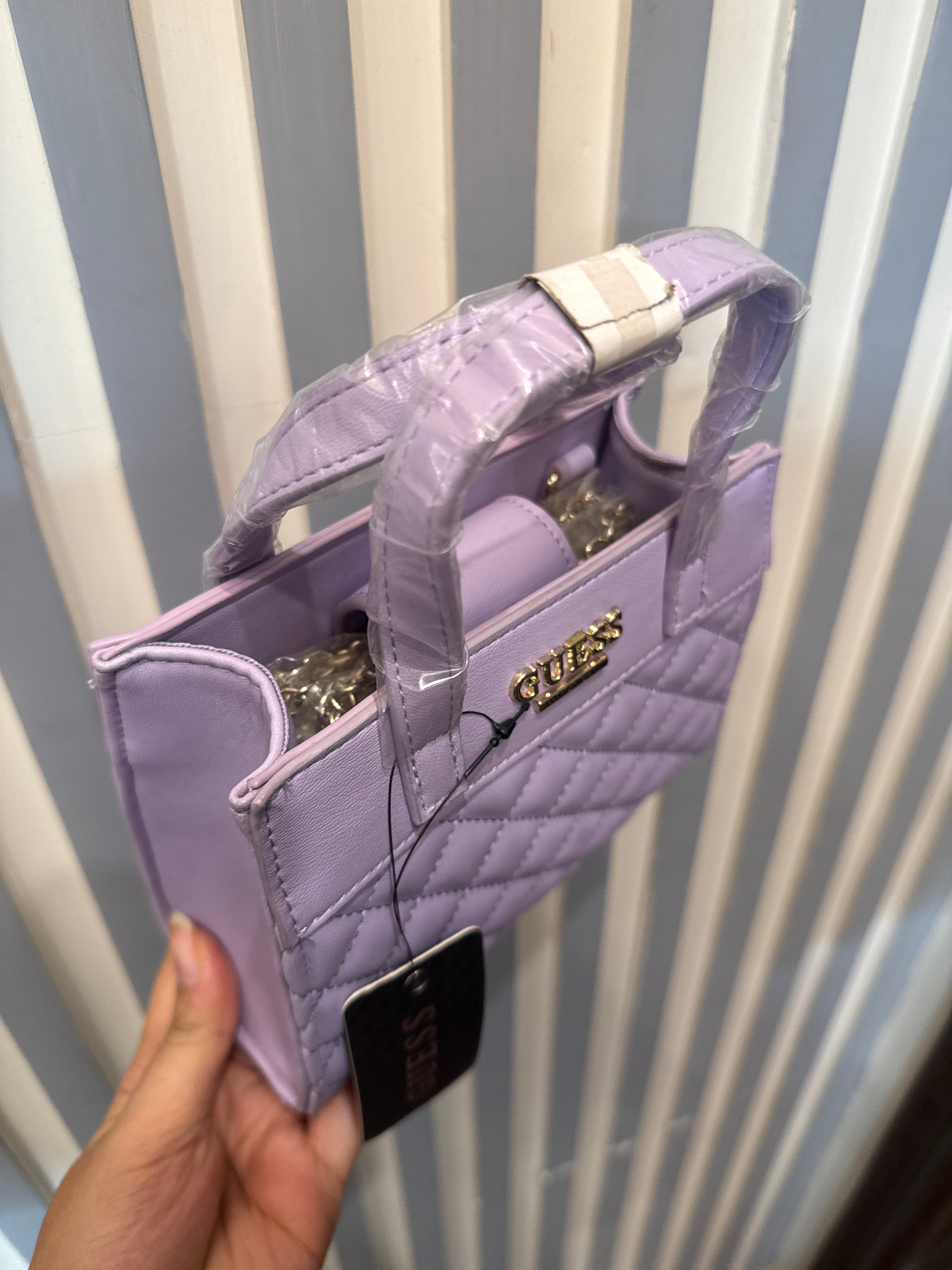 Guess top handle small bag (lilac)