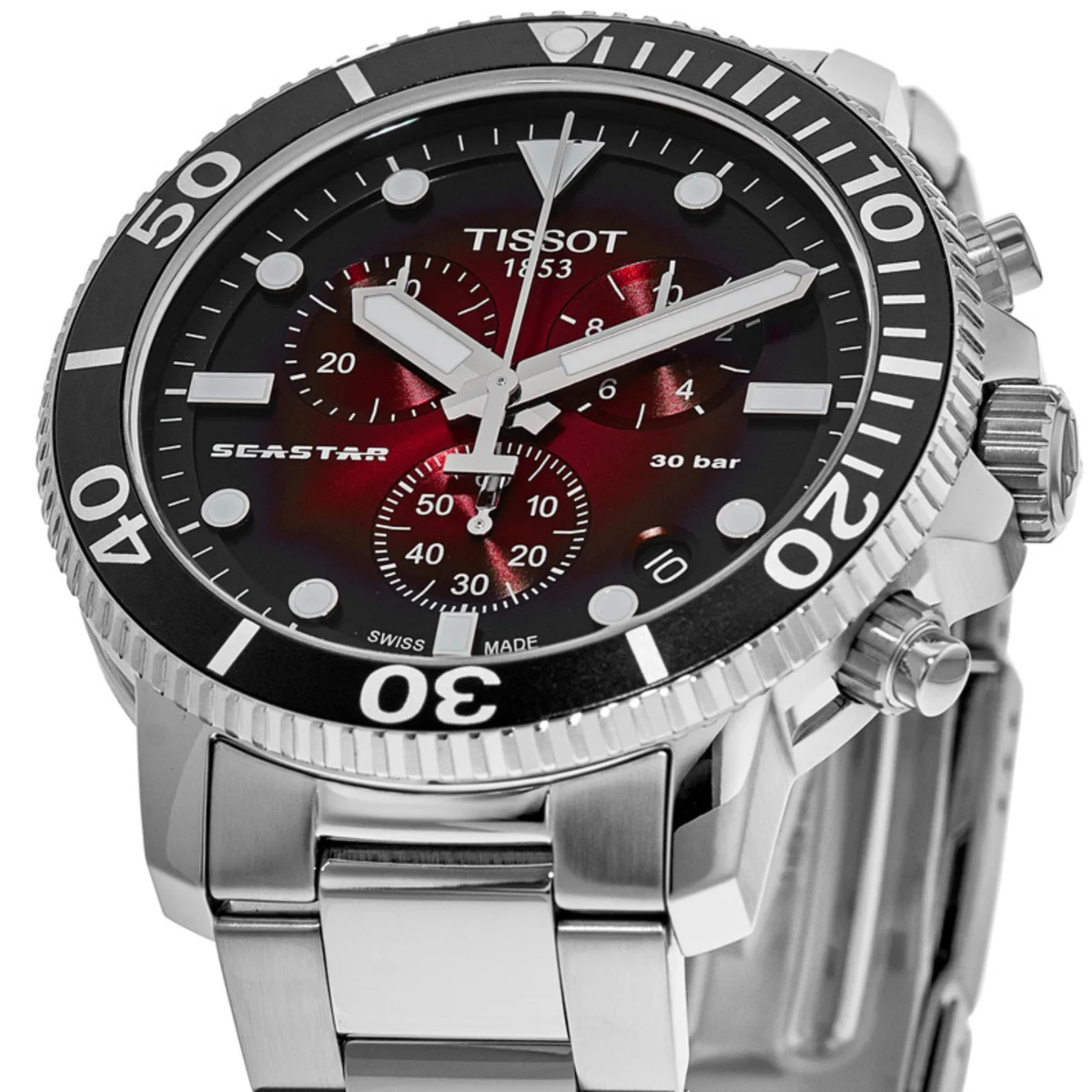 Tissot T120.417.11.421.00 Seastar 1000 Metal Band Men Watch