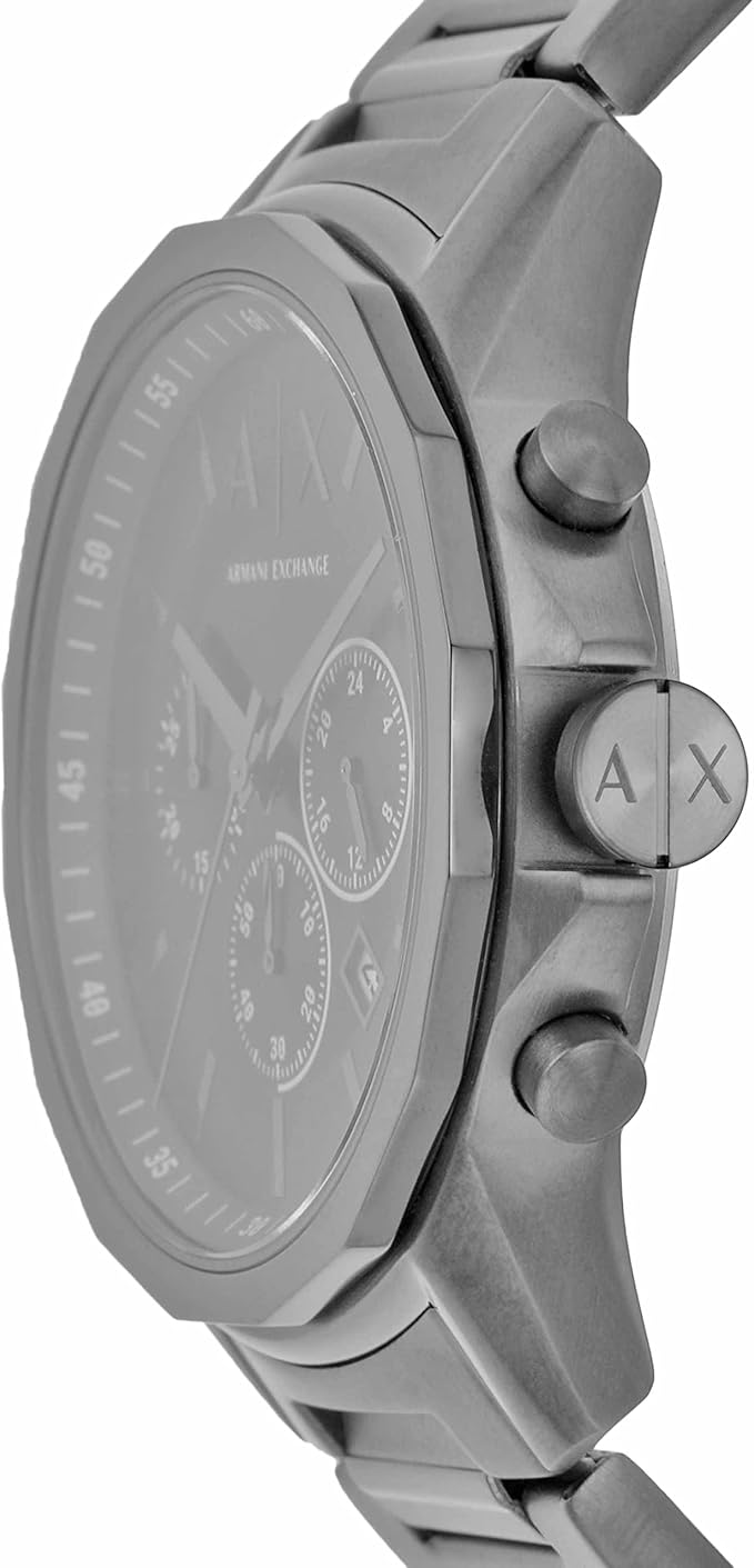 A|X Armani Exchange Chronograph Dress Watch for Men with Stainless Steel, Silicone or Leather Band AX1731