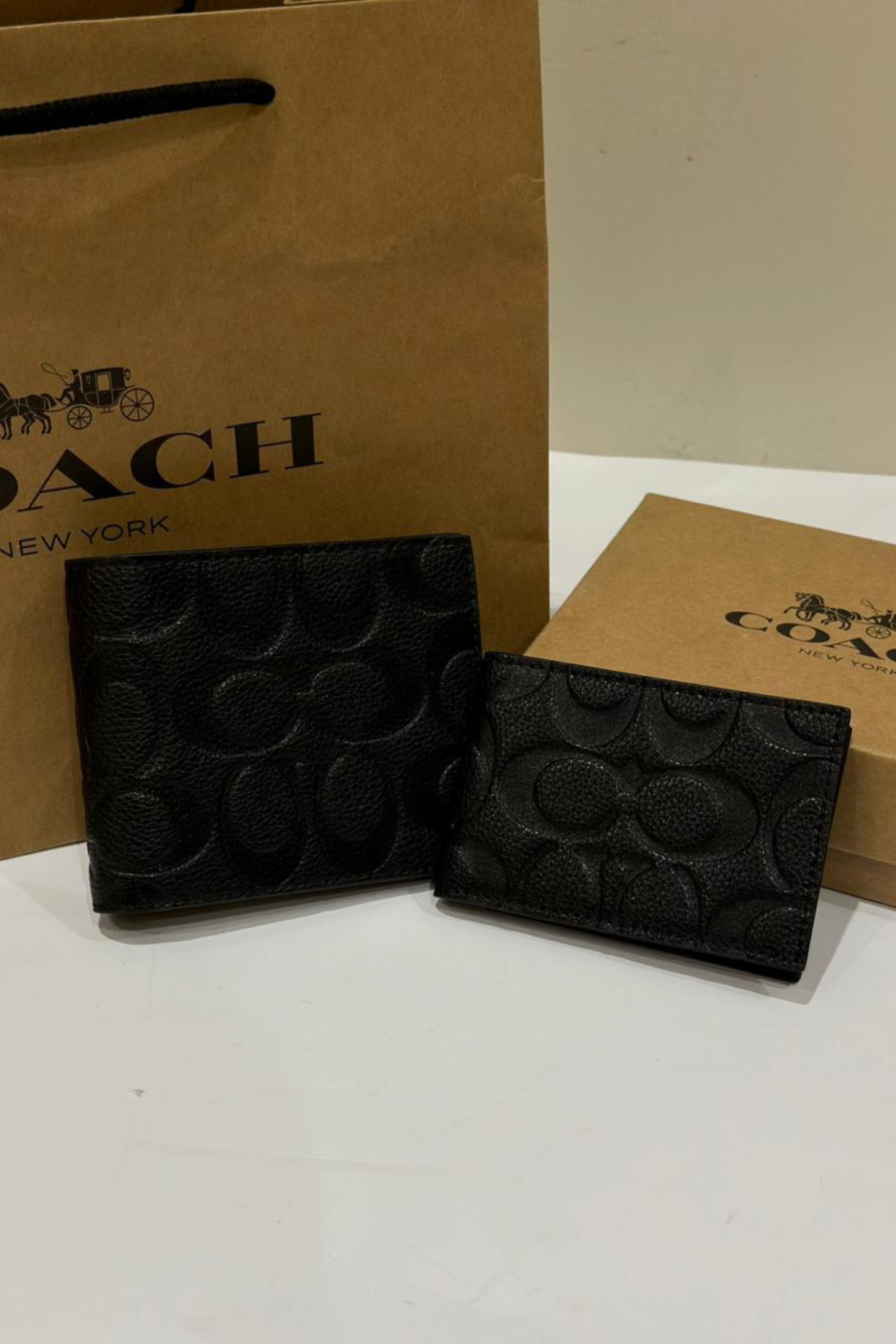 Coach Men's Wallet & Cardholder Set 793