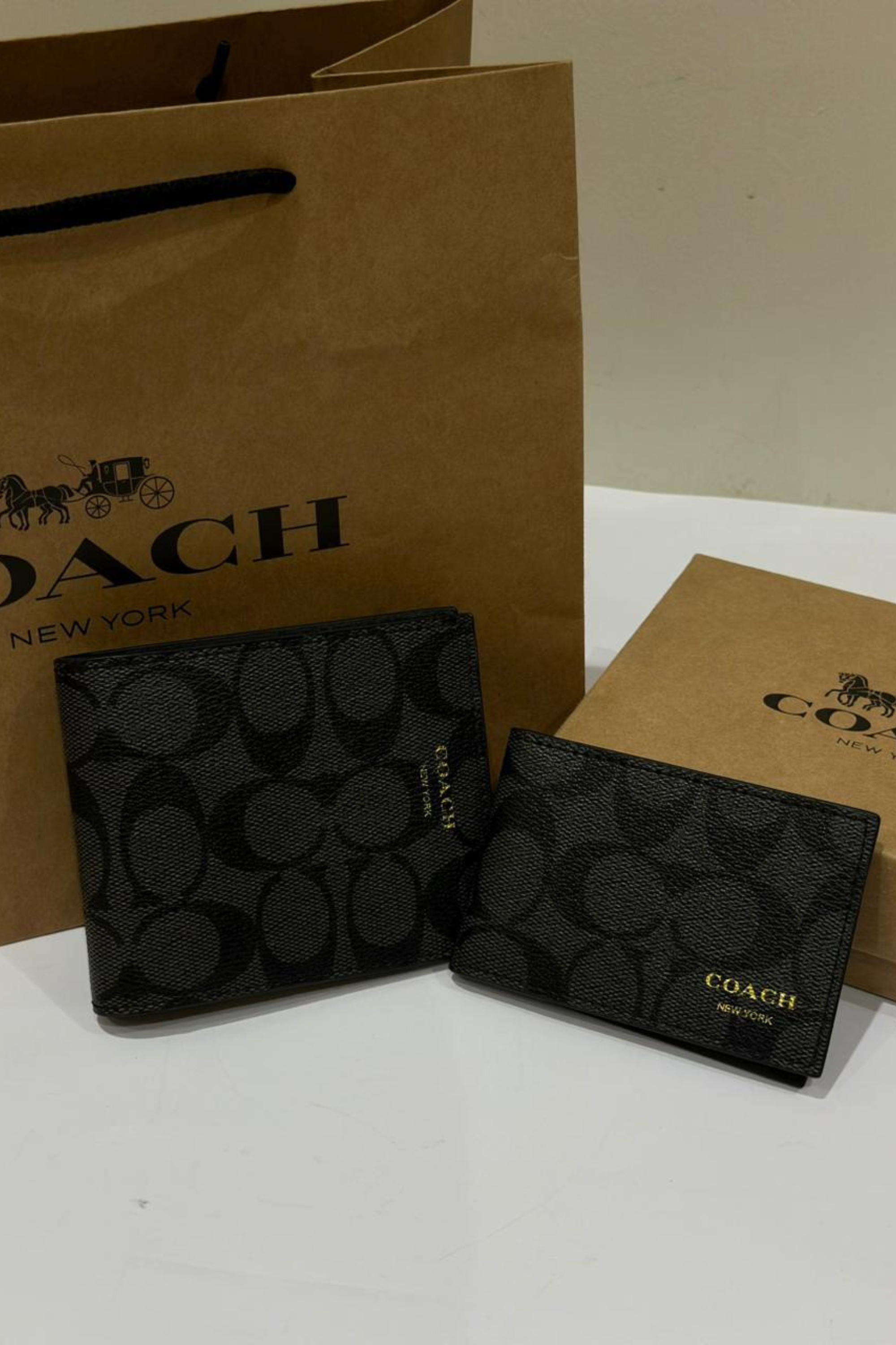 Coach Men's Wallet & Cardholder Set 794