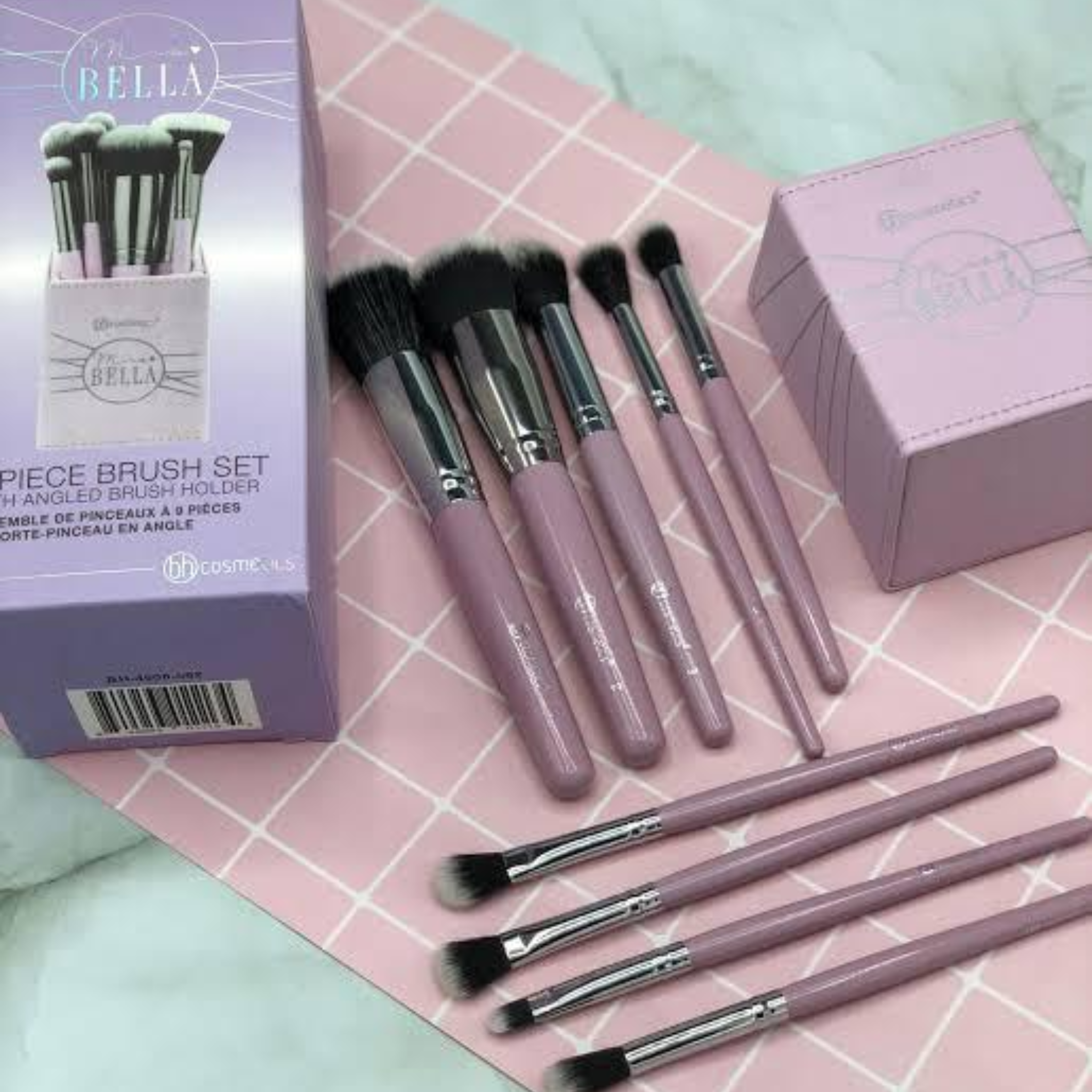 BH Cosmetics 9-Piece Brush Set with Holder