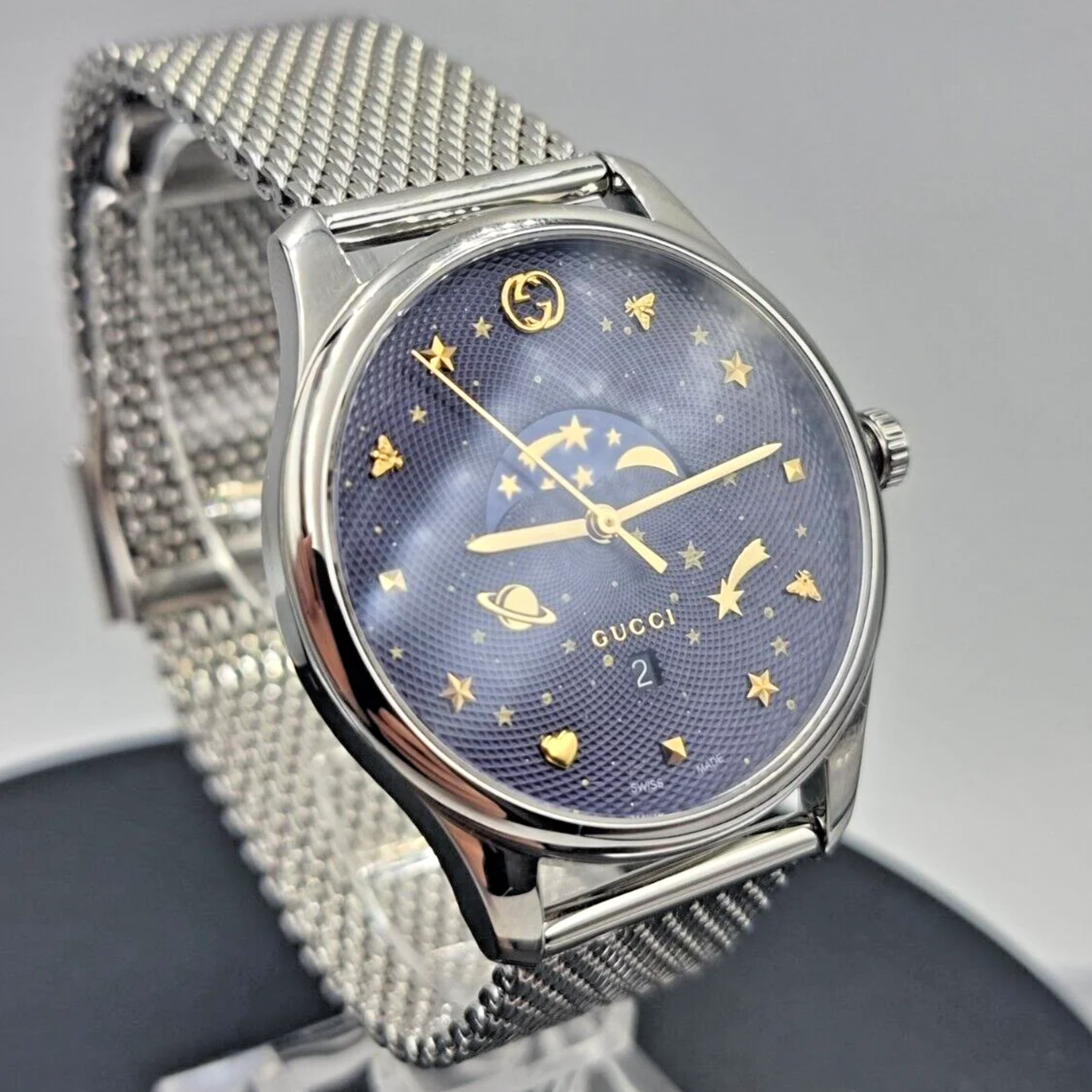 Gucci YA126328 Stainless Steel Wrist Watch For Men