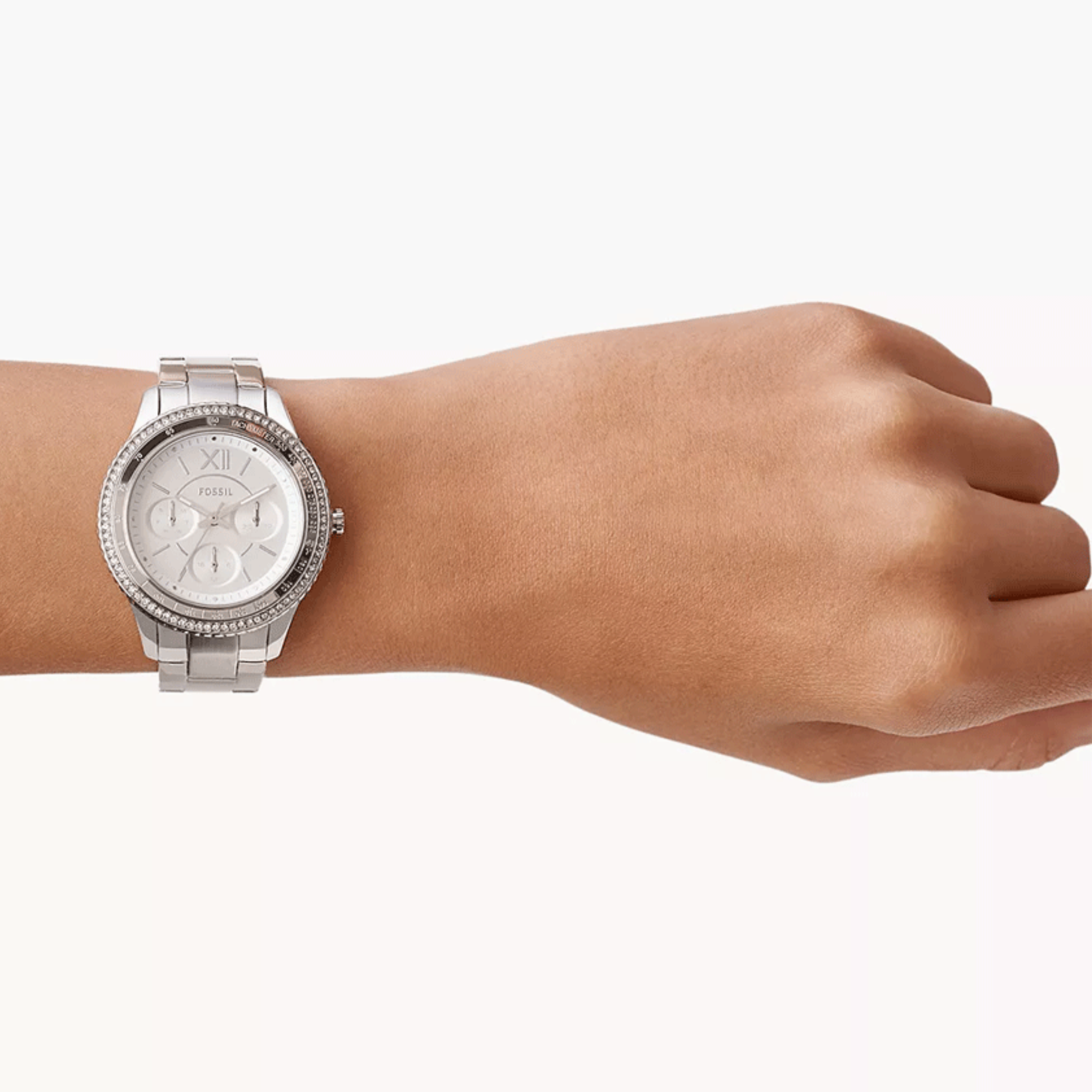 FOSSIL Stella Sport Multifunction Stainless Steel Watch ES5108