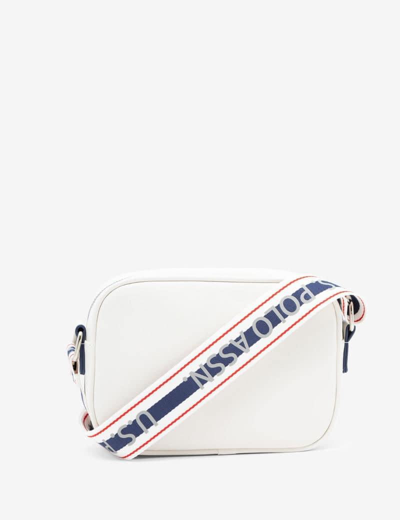 Us polo crossbody bag (White-Blue)