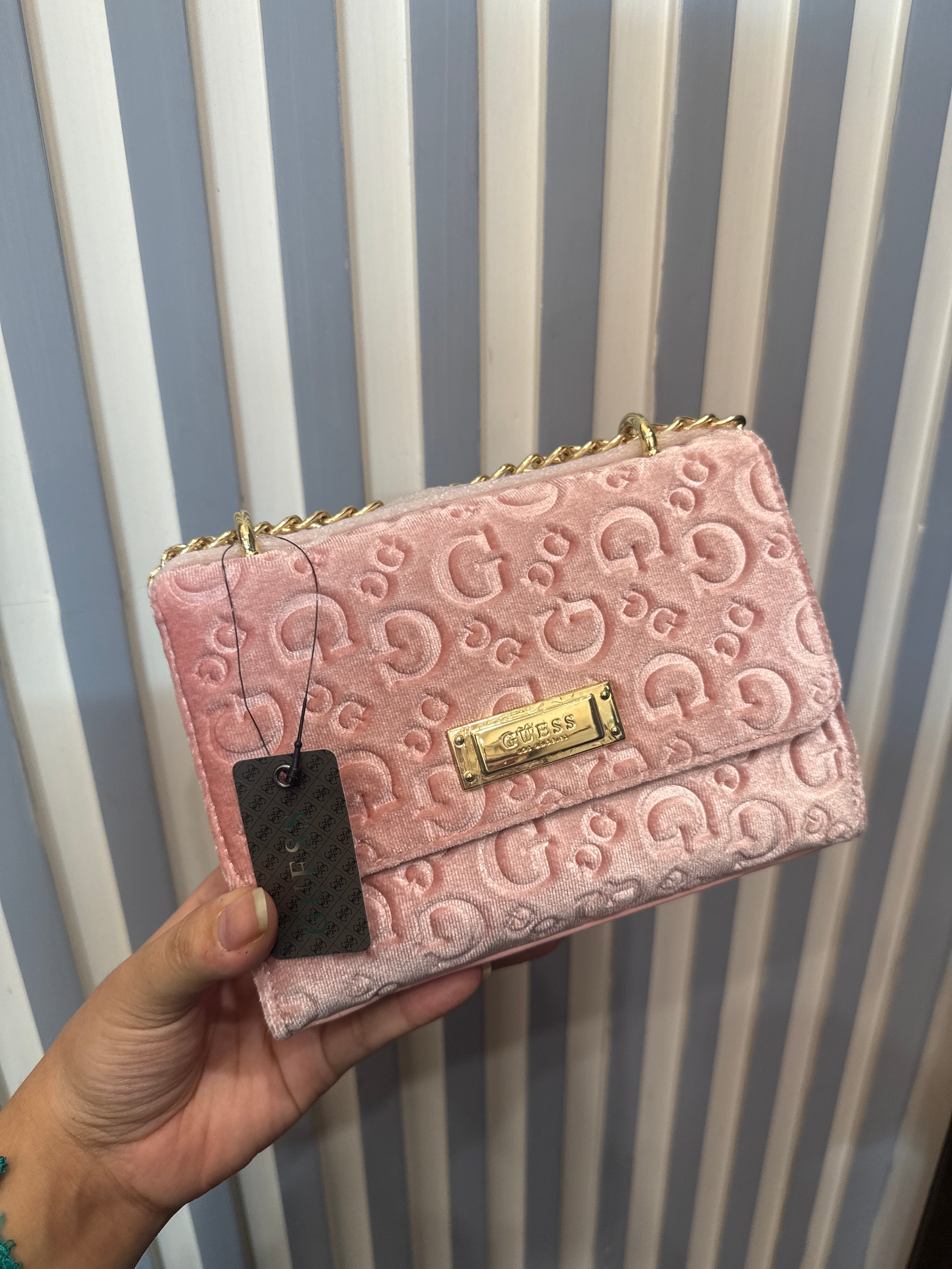 Guess shoulder/crossbody bag (pink)