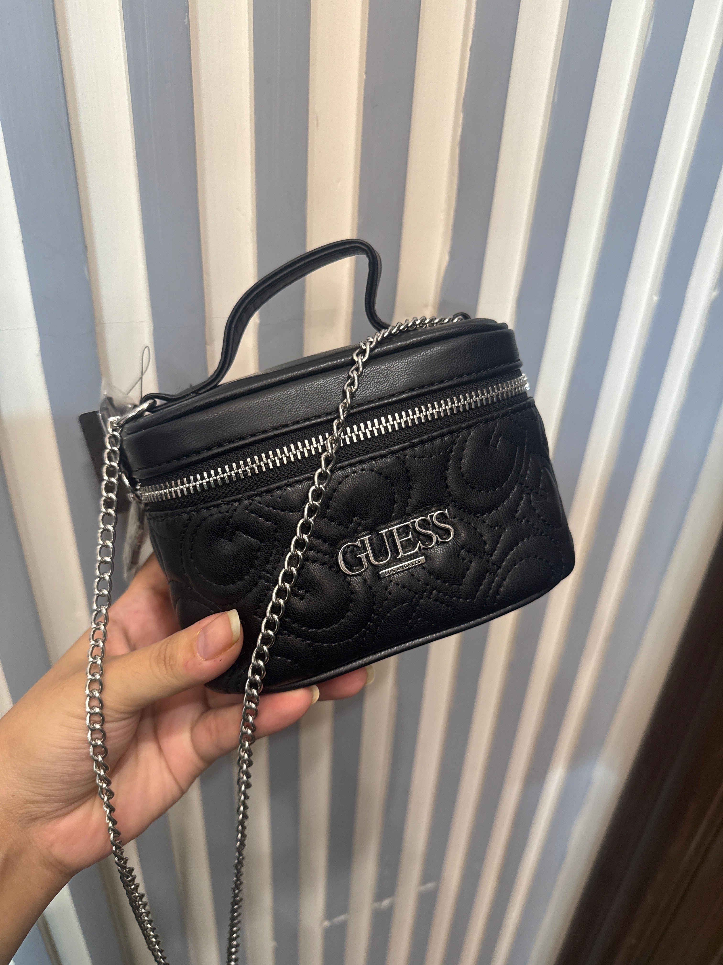 Guess mini crossbody vanity bag (Black)