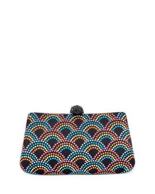 Kurt gieger crystal eagle rainbow clutch
