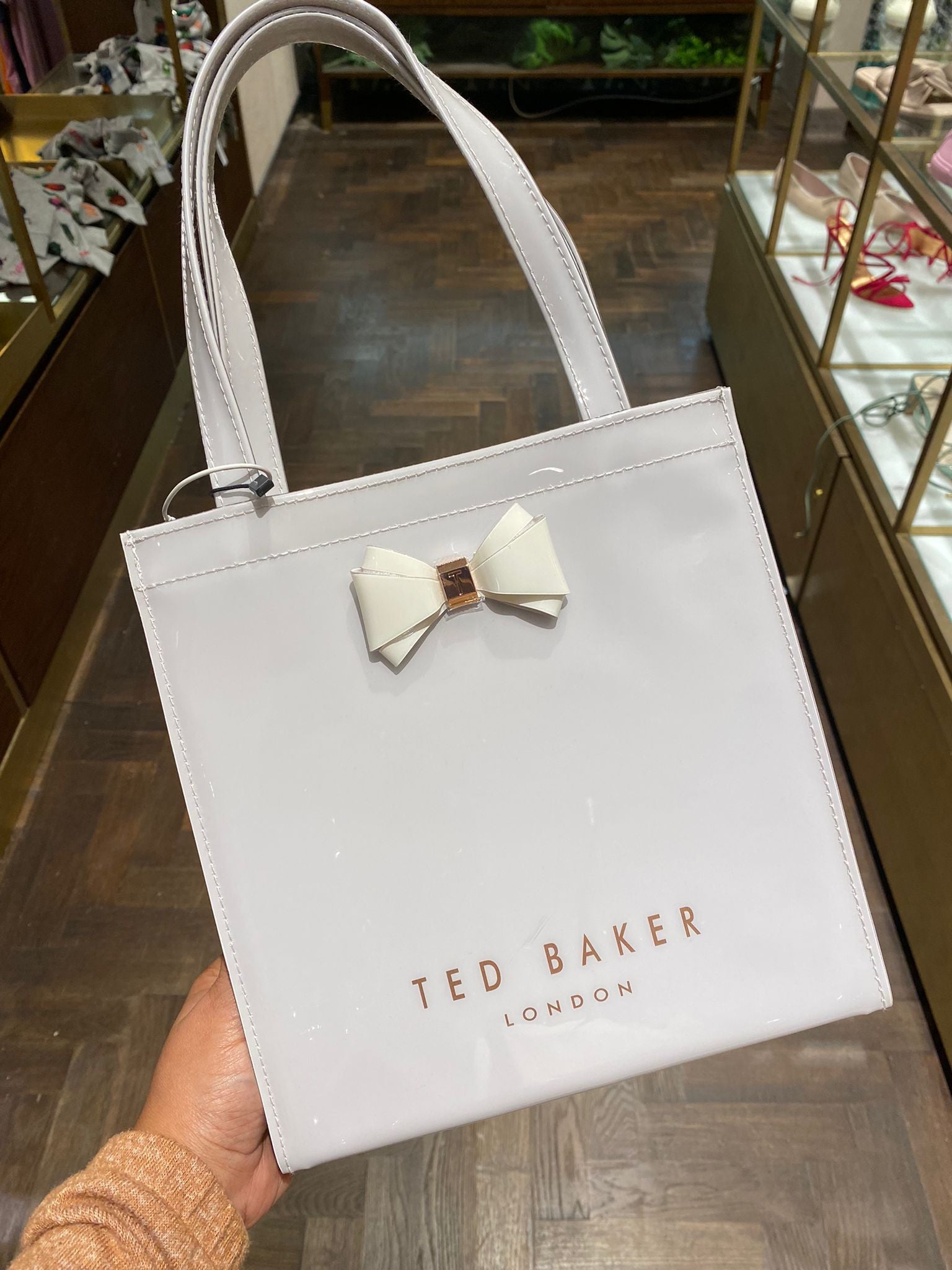 SMALL GREY TED BAKER ICON TOTE BAG