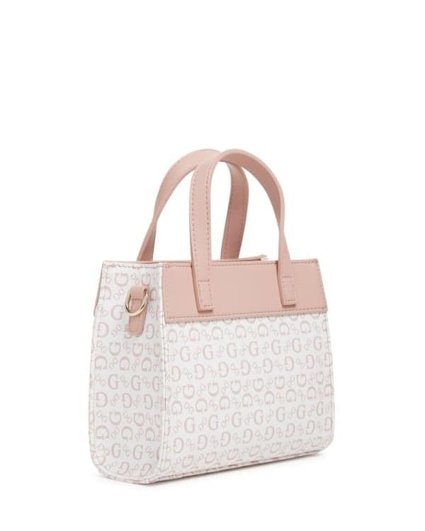 Guess taylor crossbody bag pink/white