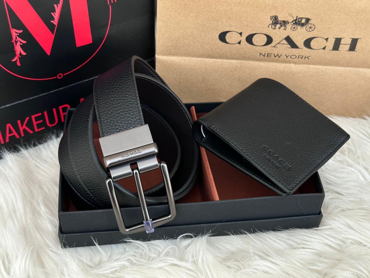 Coach 38mm high quality Belt Gift Box