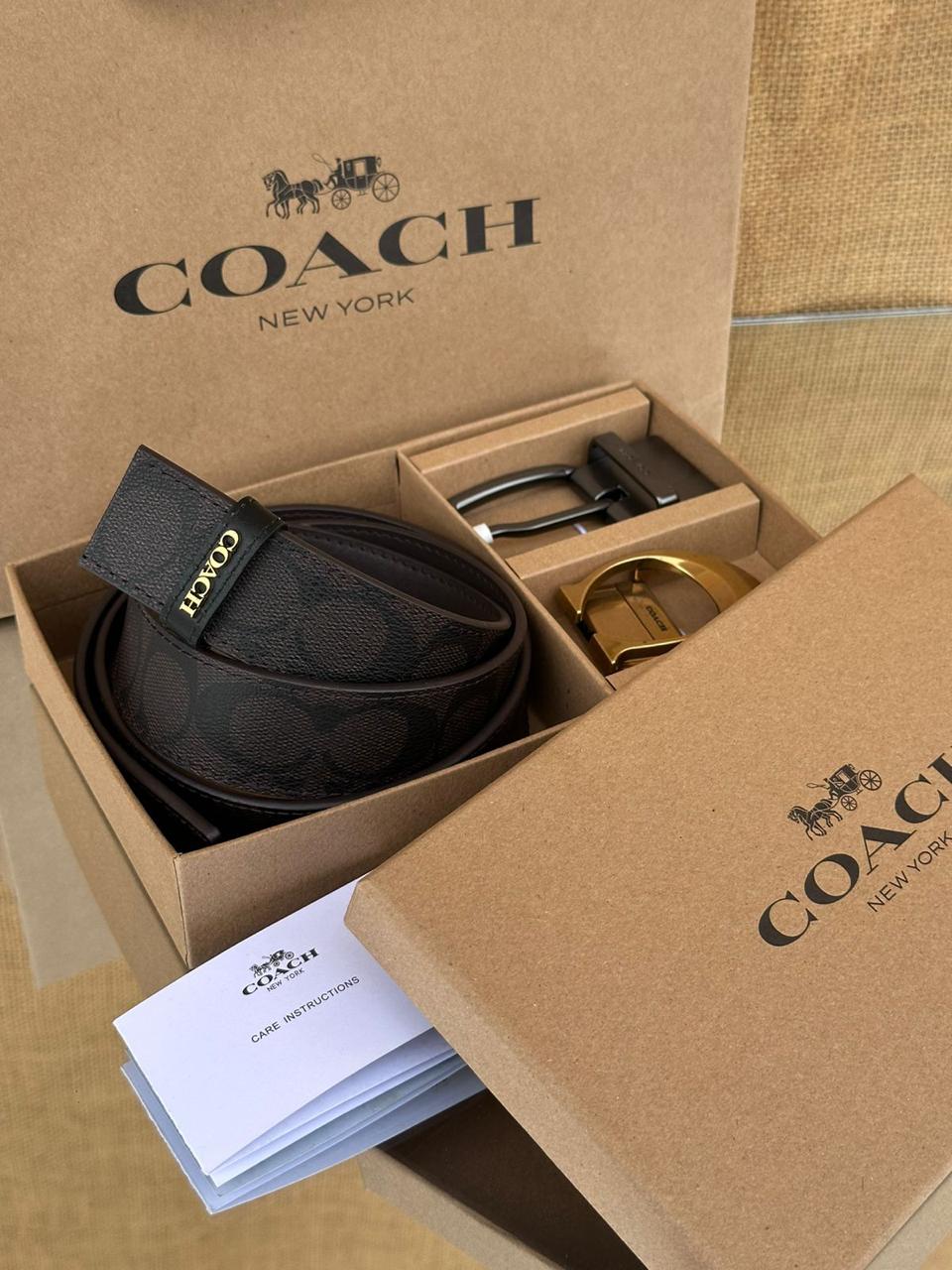 Coach Belt, Mens Gift Set. 07