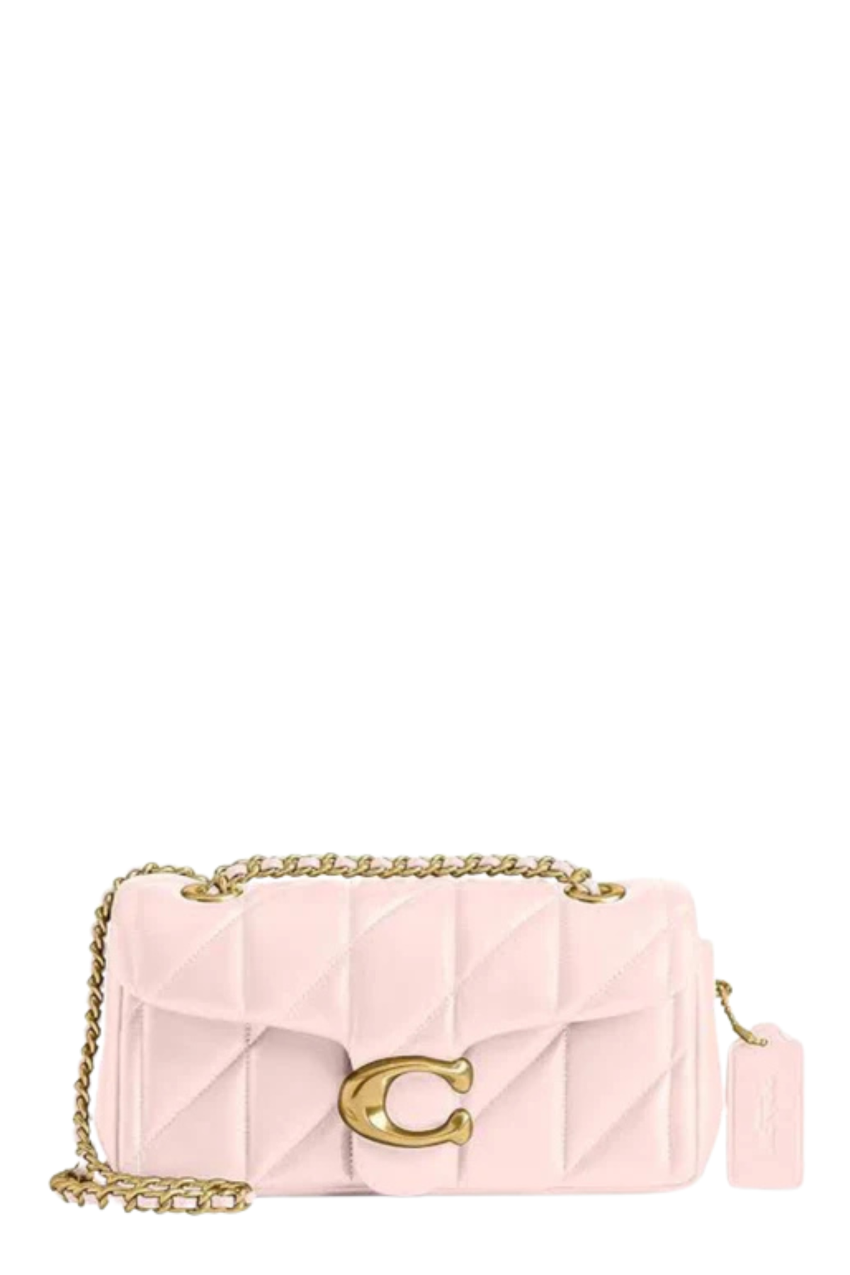 Coach quilted tabby Size 26  Blush pink Bag 757