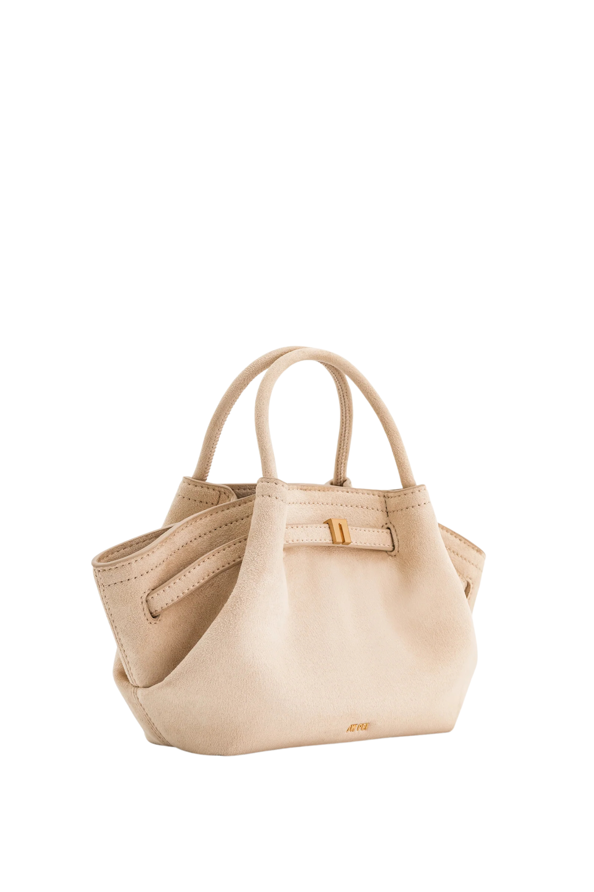 JW Pei Hana Mini Faux Suede Tote Bag - Off White 832