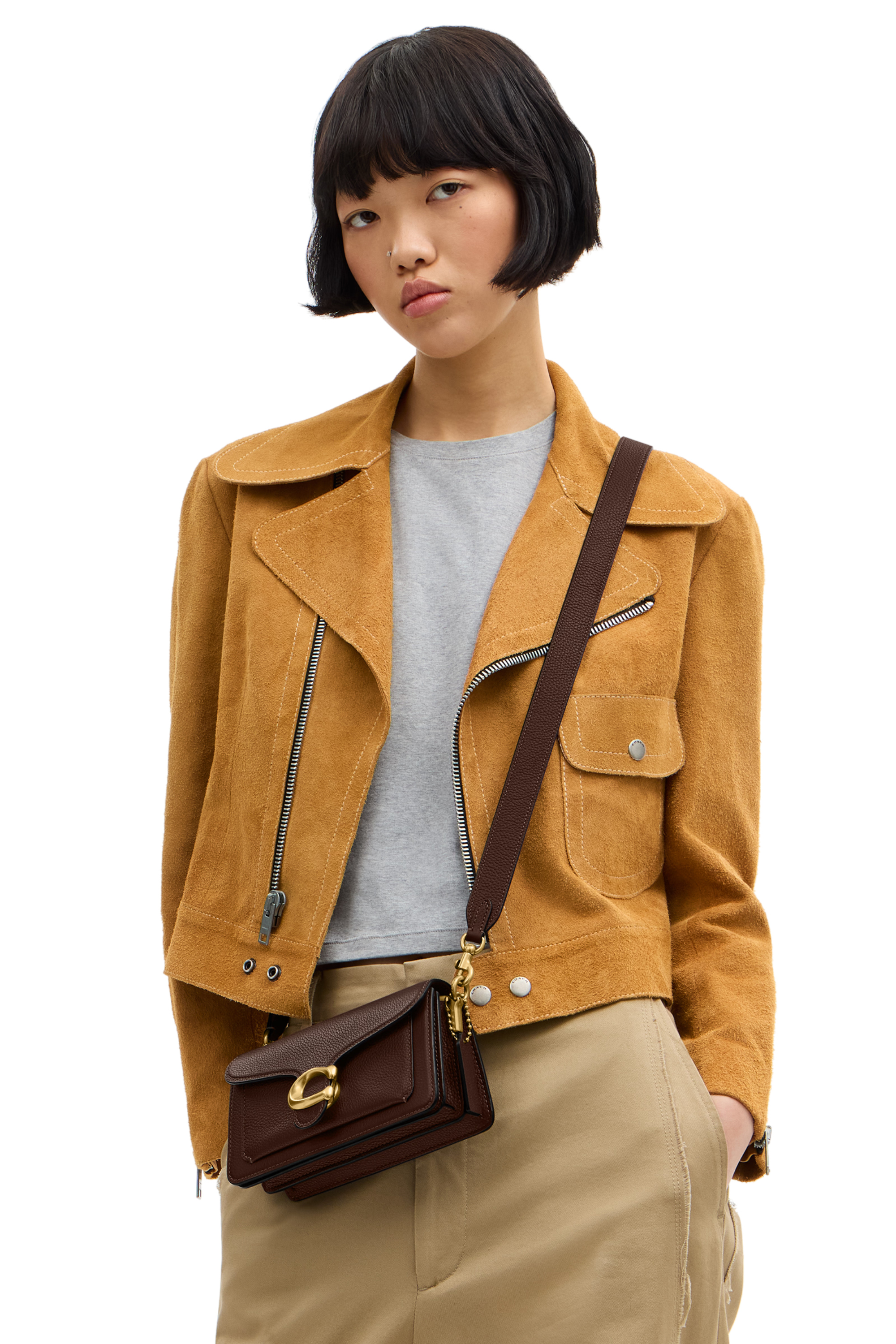 Coach Bag (Size 20) Maple Brown 1222