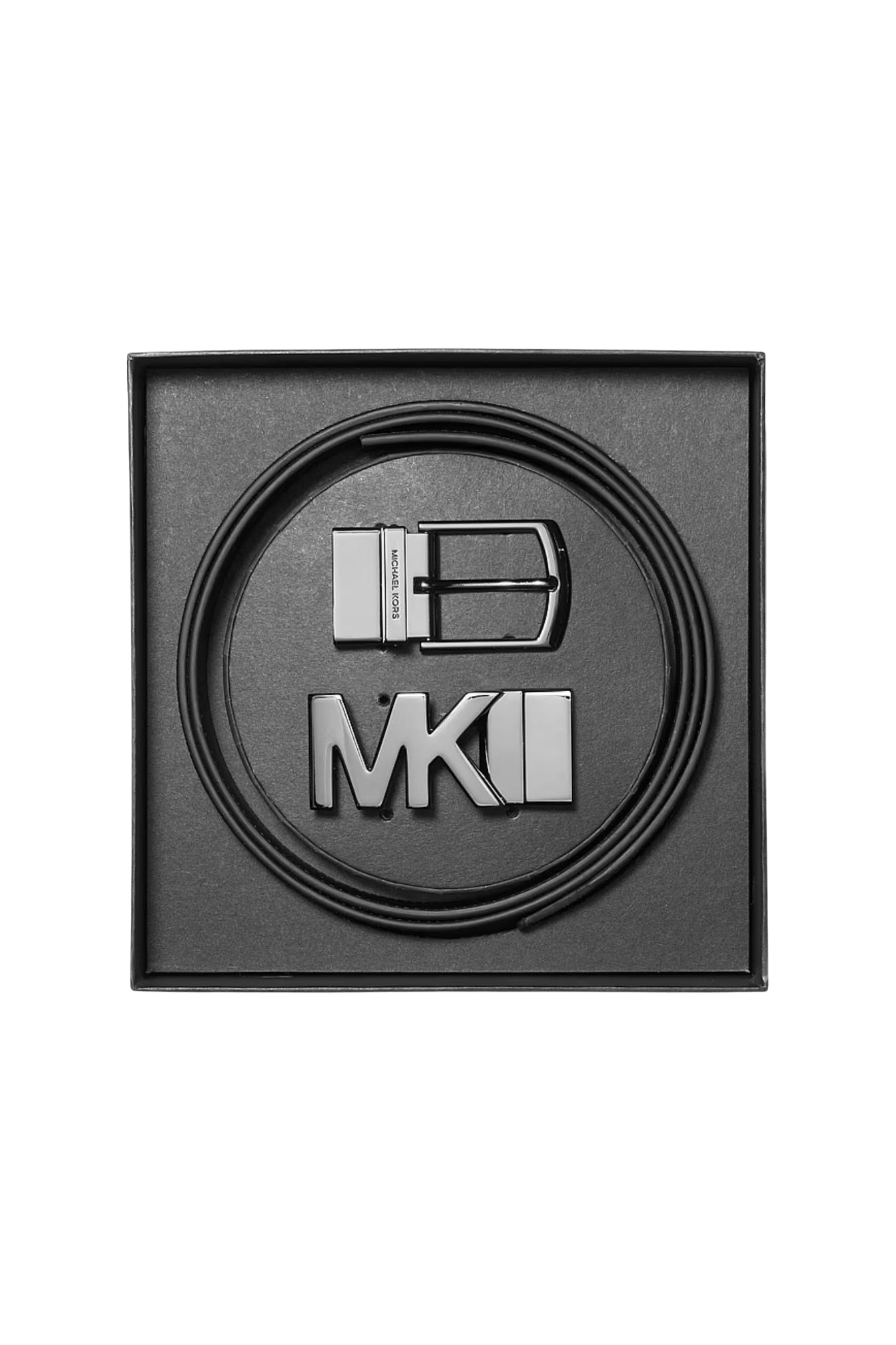 Michael kors 4-In-1 Logo Belt Box Set (Brown) 815