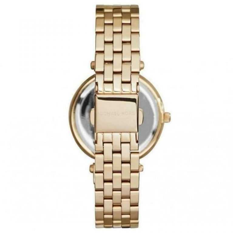 Michael Kors Mini Darci Gold Crystal Pave Dial Ladies Watch MK3445