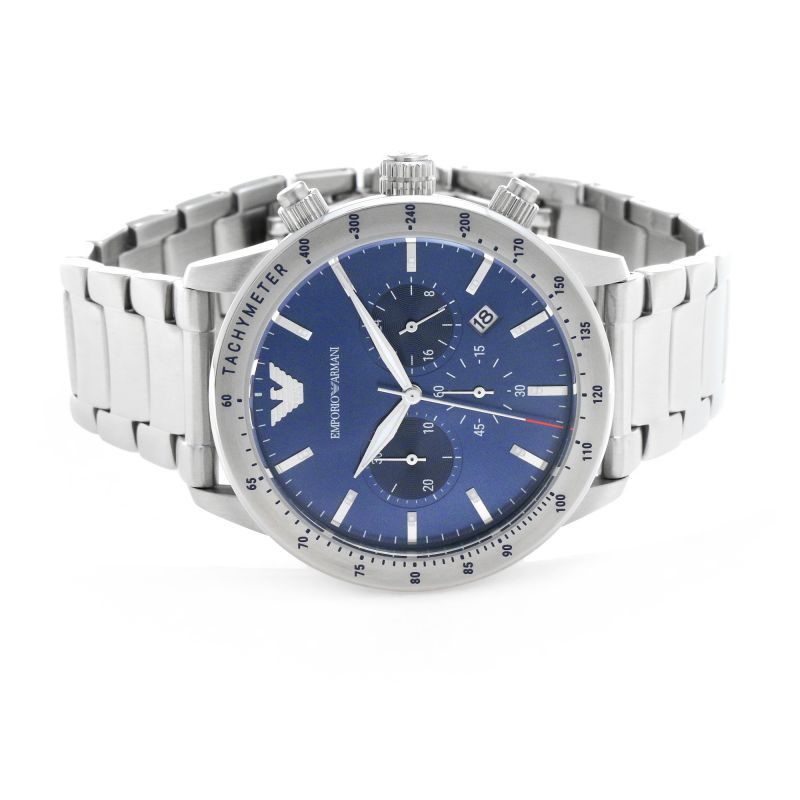 Emporio Armani Chronograph Quartz Blue Dial Men's Watch AR11306