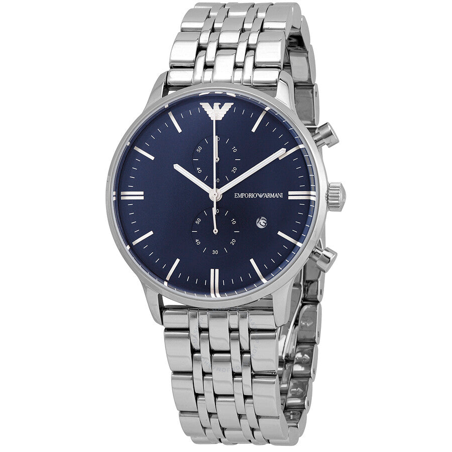 Emporio Armani Men's Two-Hand Stainless Steel Watch AR1648