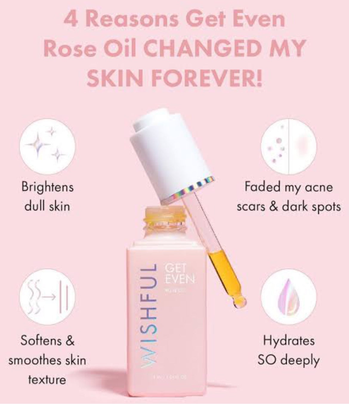 HUDA BEAUTY WISHFUL Get Even Rose Oil