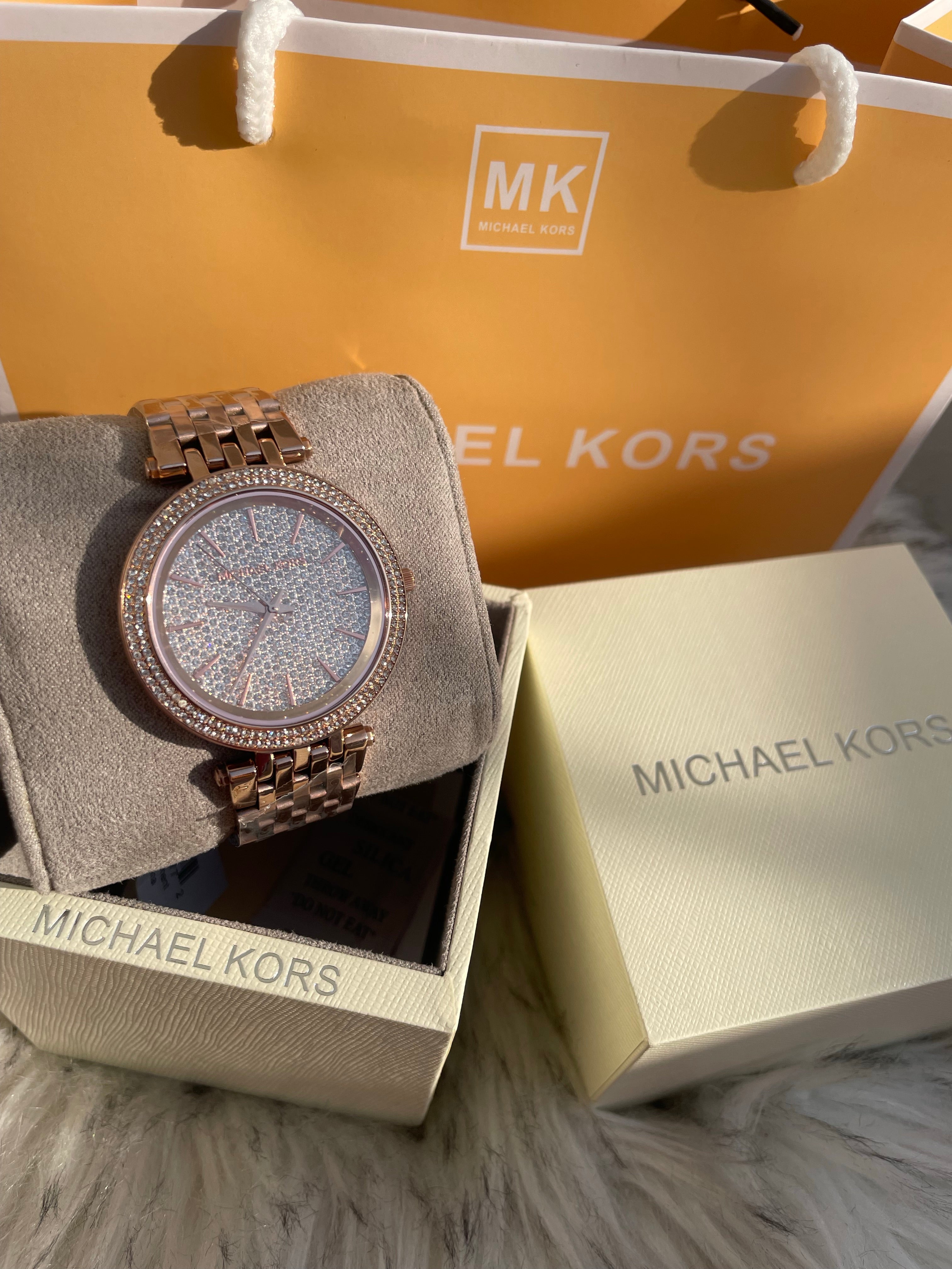 Michael Kors Darci Crystal Pave Dial Ladies Watch MK3439