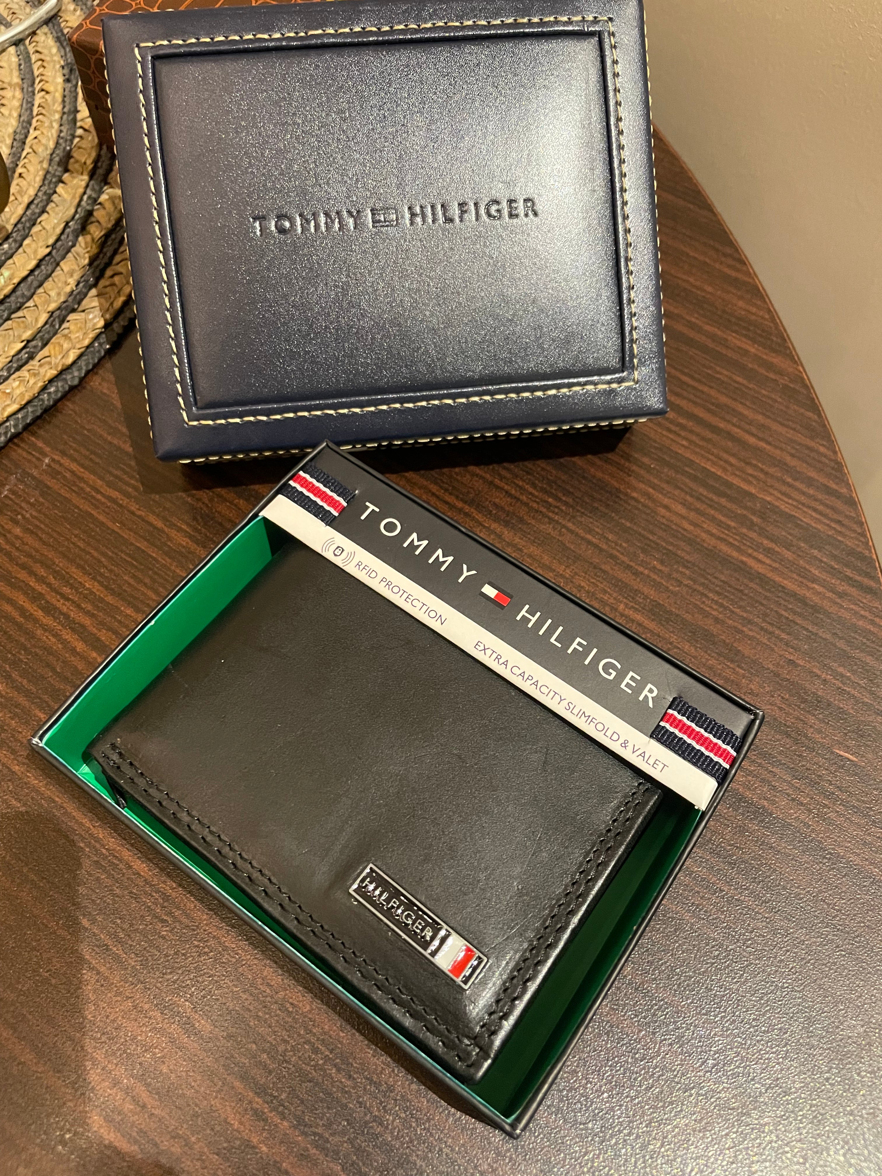 TOMMY HILFIGER Men's Wallet Edisto RFID Slimfold Wallet