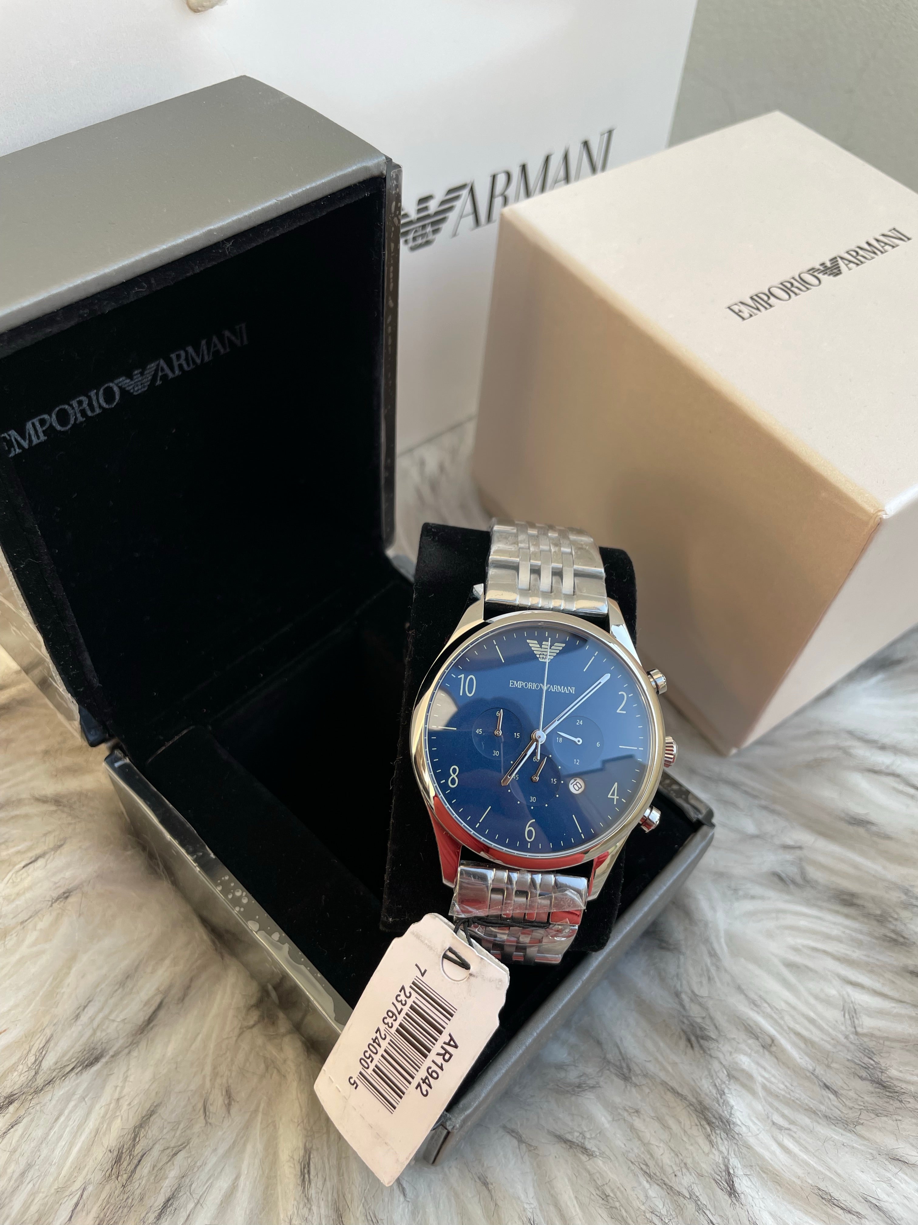 Emporio Armani Men's AR1942 Dress Silver Watch