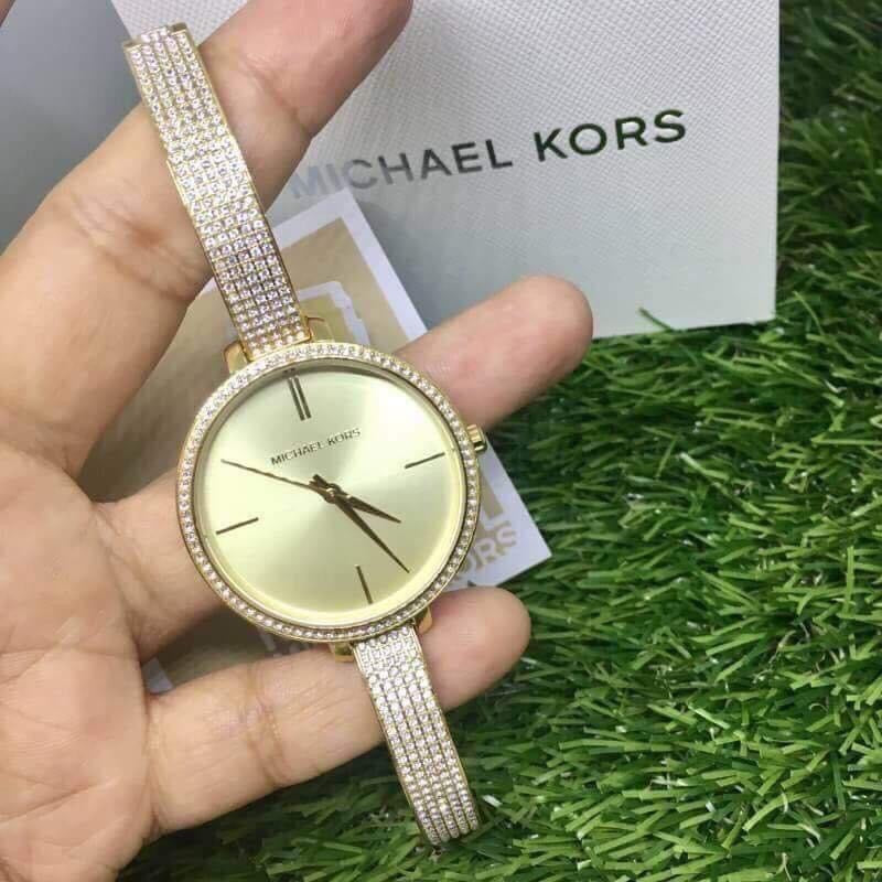 Michael Kors Women's Quartz Watch with Stainless Steel Strap - MK3784