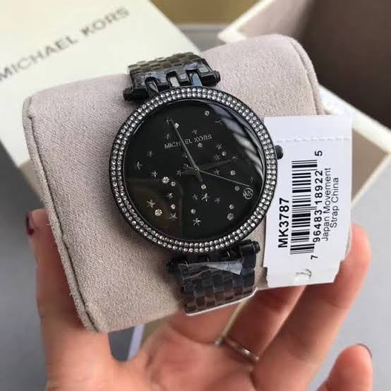 Michael Kors MK3787 Darci stainless steel and crystal quartz watch